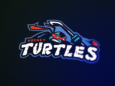 hockey turtles hockey logo putylo sport tmnt turtles