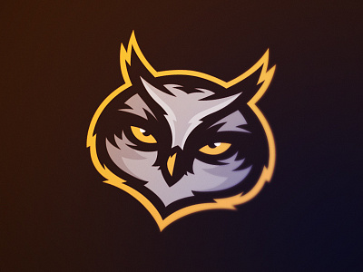 Owl bird bold branding esports identity logo logotype mascot owl sports team