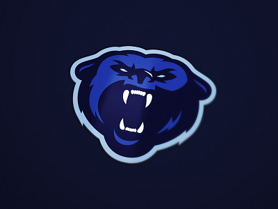 Bear angry animal bear e sport logo sport team