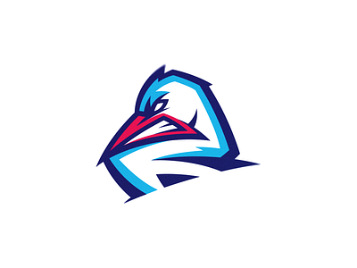 Stork animal brand branding design esport esports head hockey identity illustration logo logotype mascot putylo sport sports stork team vector