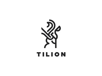 Tilion animal brand branding design identity lion logo logotype putylo