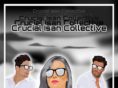 Crucial Isan Collective cover art cover artwork design isan music poster