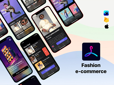 Fashion e-commerce ecommerce app swift swiftui ui