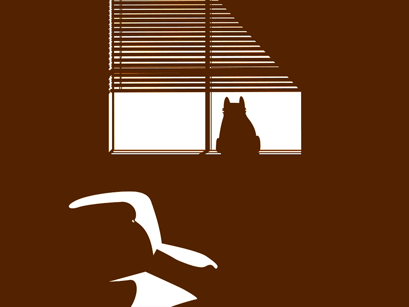 overwatch cat gif loop silhouette