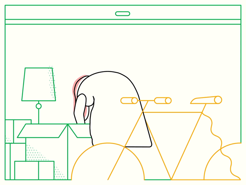 geh geh geh hnnngggFWAP mmmm oddfellows lady sale bike nextdoor animation cel 2d