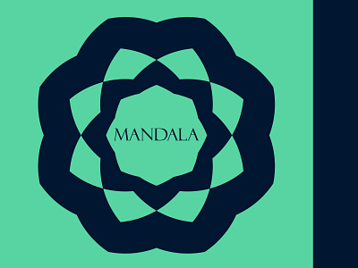 MANDALA logo logo design minimalist logo vector