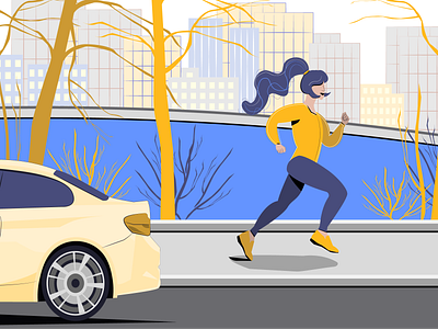 Running girl