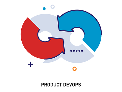Product Devops Icon development devops graphic icon illustration logo operations product