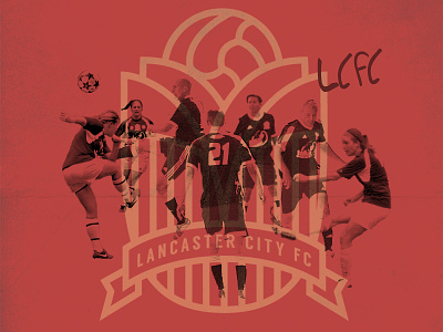 Soccer Poster city club crest football lancaster lcfc poster soccer