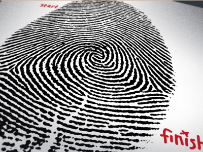 Fingerprint Maze fingerprint finish maze start