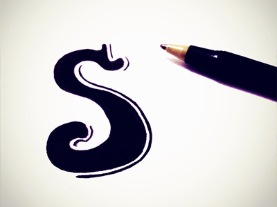 S pen s typography