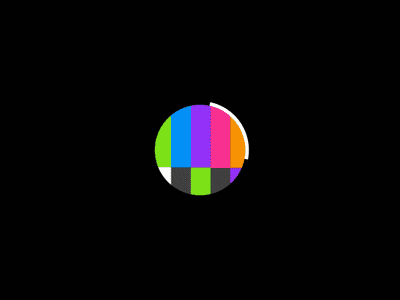 YouNow - Loader Three app broadcast gif glitch loader loop ring stripes television tv video younow