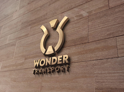 Wonder Transport Minimal Logo creative logo minimal logo modren logo transport logo waseemalvi logo