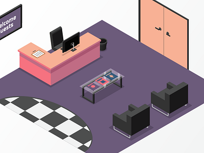 Isometric Lobby