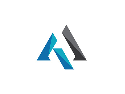 M letter mark, modern logo design