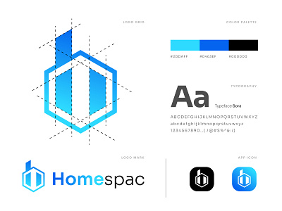 Branding - H + Home Logodesign - Brand Style guidelines Identity