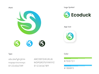 Eco + Duck Logo Design (for sale) | Unique, Professional Logo