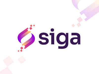 Siga Branding | Colorful S Letter Logo Concept 2d a b c d e f g h i j k l m abstract app logo design brand identity branding colorful logos customtype dribbble best shot logo logo designer logos logotype minimalism o p q r s t u v w q y z popular shot s s letter logo tech unused