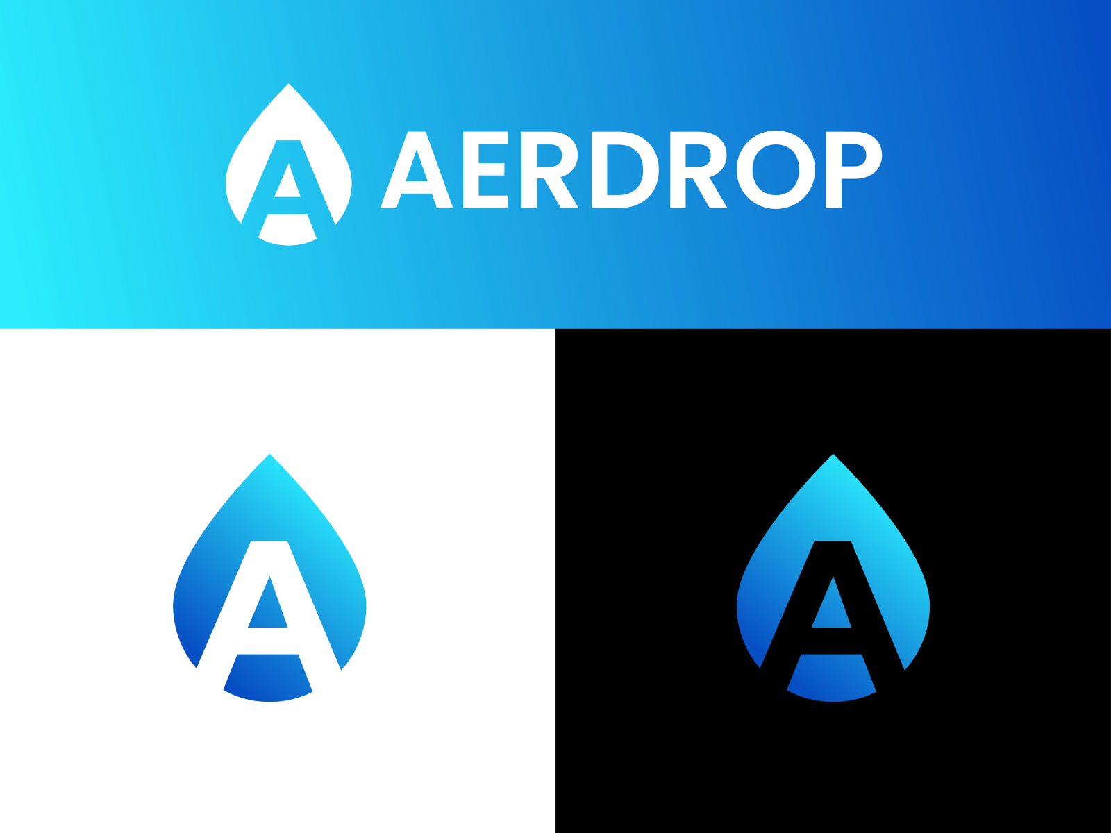 Aerdrop Logo Design | Liquid, Water, Fuel by Logo Love on ...