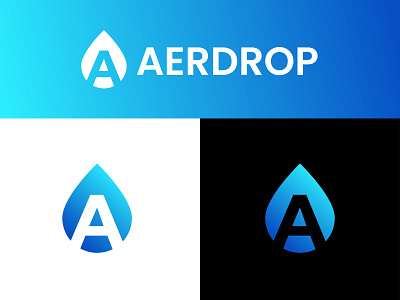 Aerdrop Logo Design | Liquid, Water, Fuel