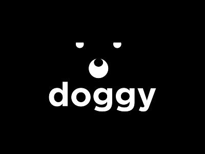 Doggy | Black & White animal logo best logos blackandwhite branding character chicken wings dog dog icon dog logo doggy hot dog logo designer minimal modern flat 2d negative space pet logo pet shop logo puppy logo simple logo typography unique logo