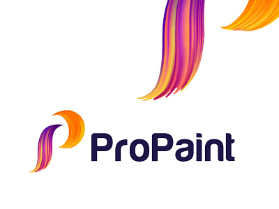 ProPaint Logo Concept | modern letter logo monogram | P logo des