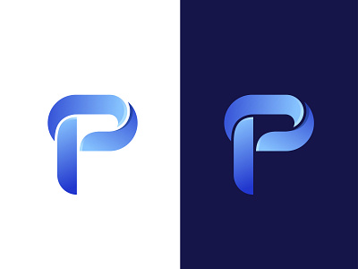 Logo Design | Modern P Letter Logo Branding