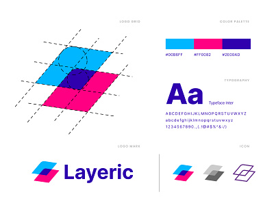 Layeric Refined Logo - branding identity guideline