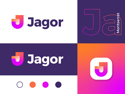 Jagor Logo Identity | startup branding design a b c d e f g h i j k l m n app logo icon best logo designer bootstrap colorful design designer graphic design ink invite ios letter u logo design logo identity minimal flat 2d design modern u logo o p q r s t u v w q y z startup business startup company logo startup logo u logo