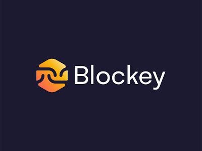 Blockey Logo | Blockchain Technology bitcoin block blockchain blockchaintechnology chain crypto cryptocurrency digital art eth finance gradient ico logo branding logo designer logos negative space services tech logo technology wallet