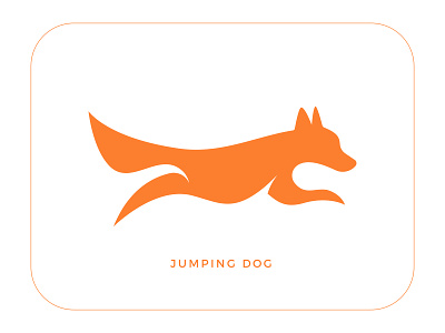 Jumping Dog abstract animal logo dancing dog dog dog icon dog illustration doggy fun glitch graphic design inpetor jump jumping dog let logo logo mark logodesignlove pet shop logo solid shape vector wolf