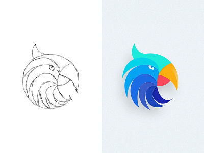 Parrot | Logo Sketch Day2