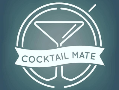 Cocktail Mate branding design digital flat graphic design illustration illustrator logo minimal vector
