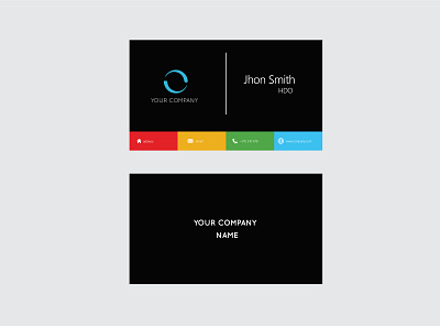 Business card business card design graphic design logodesign vector
