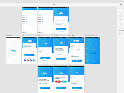 Sing in & Sign up page design congratulation mobile registration sign up sing in ui ux