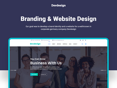 Free Devdesign Landing Page Ui