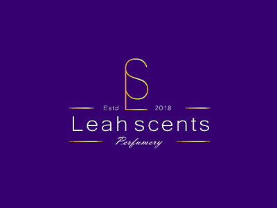 Leah Scents , a perfume shop in Lagos Nigeria logo branding brandidentity
