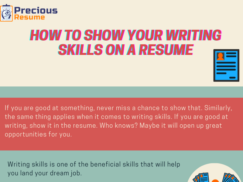 how-to-show-your-writing-skills-on-a-resume-by-precious-resume-on-dribbble