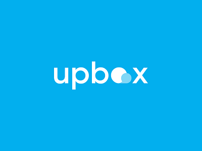 Up box branding cloud logo up vector