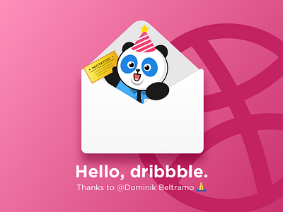 Hello dribbble debut first shot hello thank you