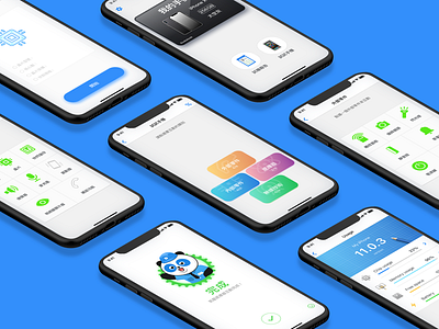 UI for Hardware checking app blue check checking dudulook hardware ios iphone panda ui