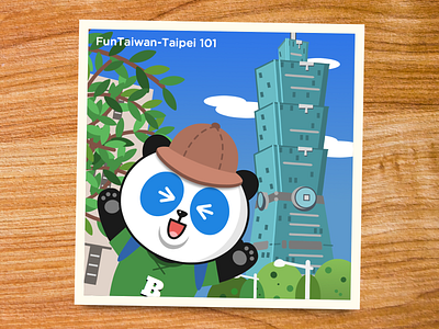 FunTaiwan - Taipei 101 blue city cute duduparts fun panda sky taipei taipei 101 taiwan tree trip