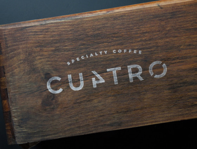 CUATRO - Specialty Coffee branding design logo minimal