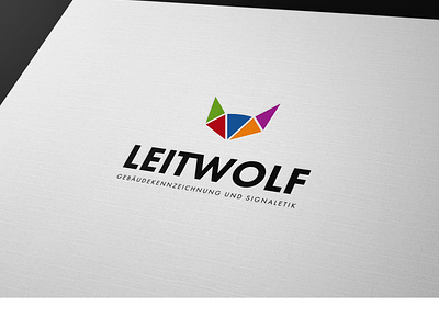 LEITWOLF branding design logo minimal