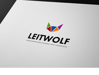 LEITWOLF branding design logo minimal