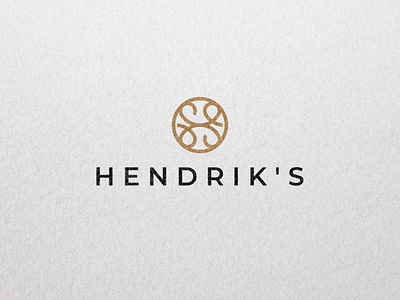 HENDRIK'S branding design logo minimal