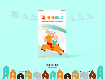 QUATREKIDS® packaging design