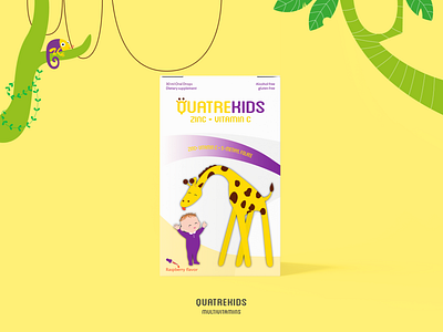 QUATREKIDS® packaging design