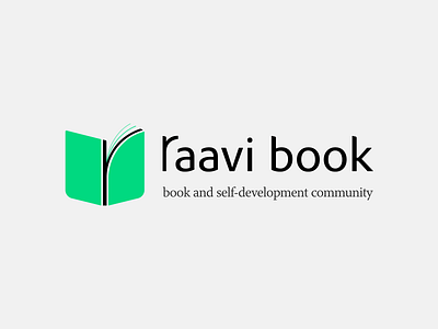 RAAVIBOOK® - logo design