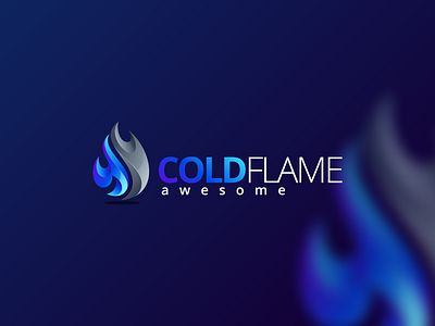 cold flame app branding design flat icon logo minimal ui ux website